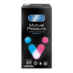 Durex Mutual Pleasure 10 ks vroubkované kondomy